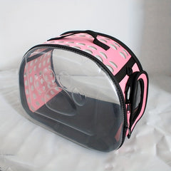 Pet Carrier Bag For Dog And Cat Transparent Portable Puppy Travel Bag