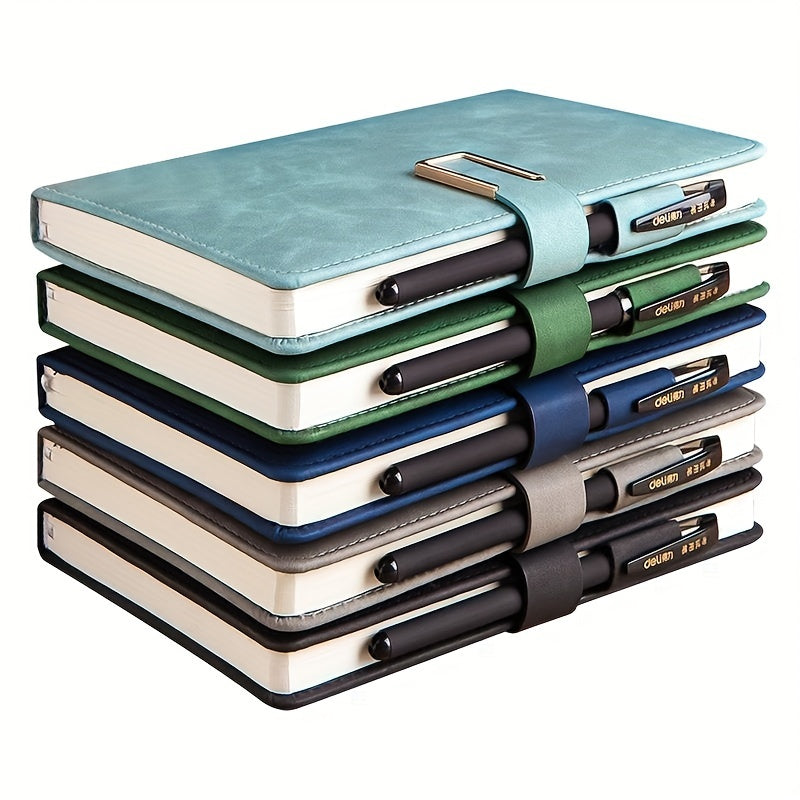 A5 120 Sheets Double Sided Writing Leather Notebook