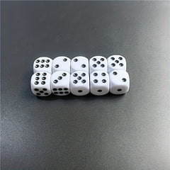 10pcs Dot Dice Set for Club Party Table Game Board Game