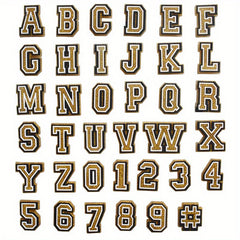 37pcs Letters Numbers Shoe Charms For Clogs Slides Sandals PVC Shoe Decorations