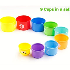 Fun Number Stacking Cup Science & Education Bath Toys