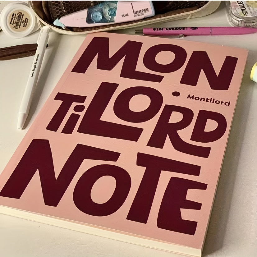 Thickened Student Japanese Notebook, High Appearance, Horizontal Line