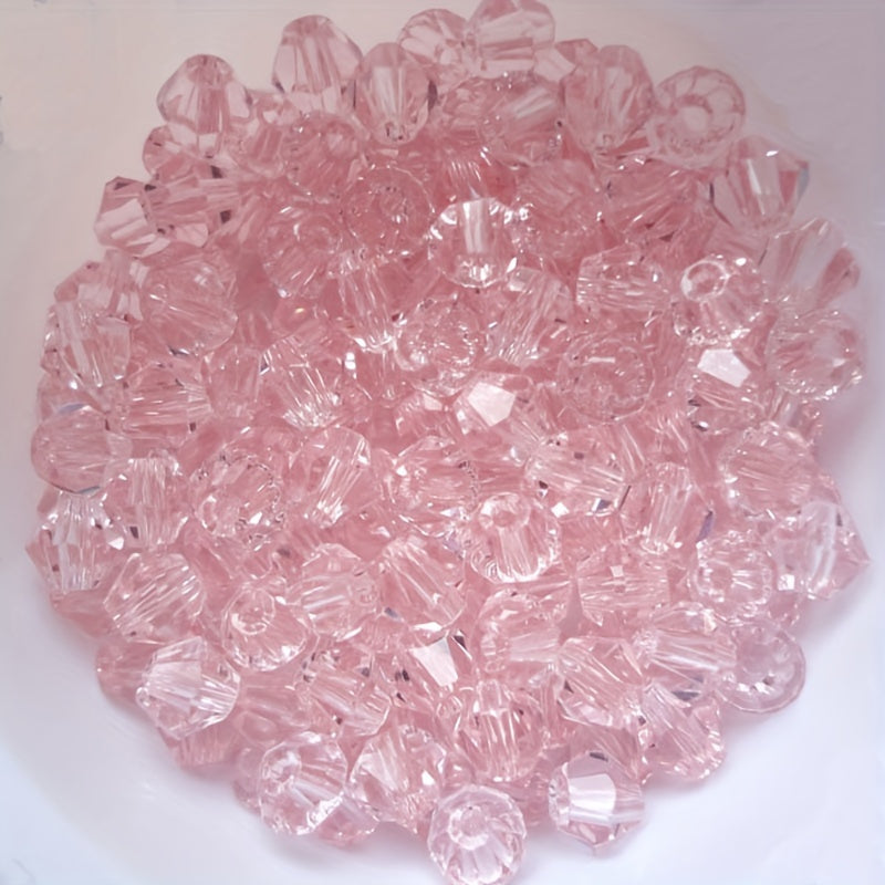 3mm Crystal Rhombus Beads Colored Glass Beads String Bracelet Necklace