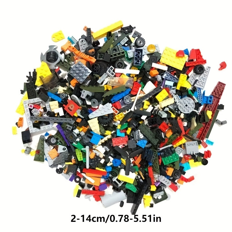 1000 pcs Building Blocks Set with Tech Keys & Unique Shapes