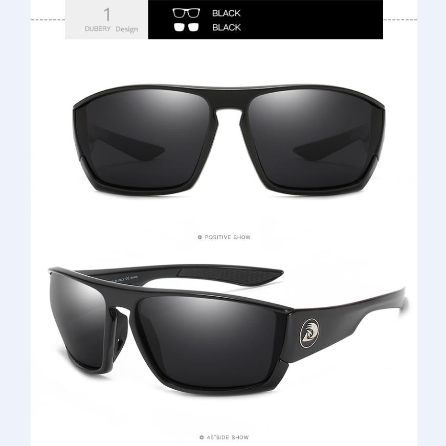 DUBERYU Large Frame Polarized Sports Sunglasses for Men