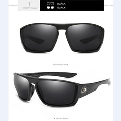 DUBERYU Large Frame Polarized Sports Sunglasses for Men