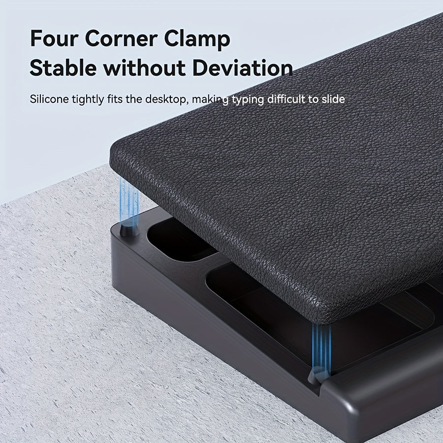 Keyboard Palm Rest Bracket with Desk Divider Box