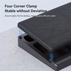 Keyboard Palm Rest Bracket with Desk Divider Box