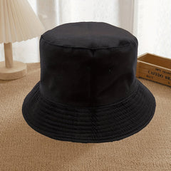 Mushroom Vegetable Print Fisherman Hat Sunshade Double-sided Brim Hat