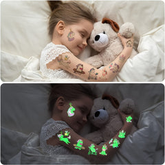 5pcs Unicorn Temporary Tattoos Shining In The Dark