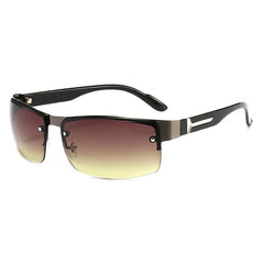 Square Metal Sunglasses Business Men's Glasses Vintage Sunglasses