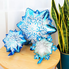 3pcs Winter Snowflake Decoration Balloons Birthday Party Supplies