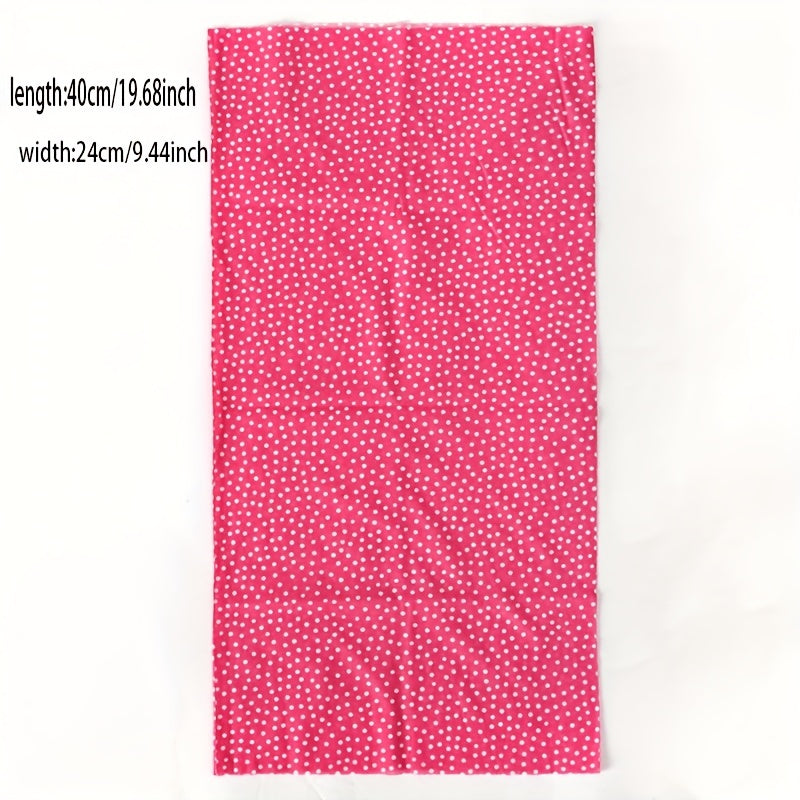 Pink Cycling Headscarf for Men with Print