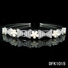 Rhinestone Wedding Headband Bridal Tiara Wedding Headpiece Bride Accessory