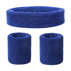 2pcs Sweat Absorbing Wrist & Head Bands for Outdoor Sports
