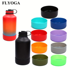 Silicone Sleeve for 64oz Wide Mouth Bottles Insulated Anti Slip Bottom Cover