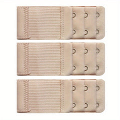 3pcs Bra Extension Buckle Set Elastic Bra Strap Extenders