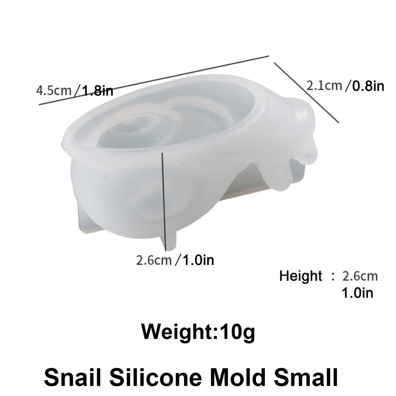 DIY Snail Swing Piece Silicone Mold For Epoxy Resin Crafts