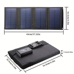 Portable 20W Solar Panel Charger for Phone Charging on the Go
