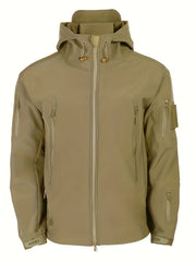 Men's 3-in-1 Soft Shell Windbreaker Jacket for Fall & Winter