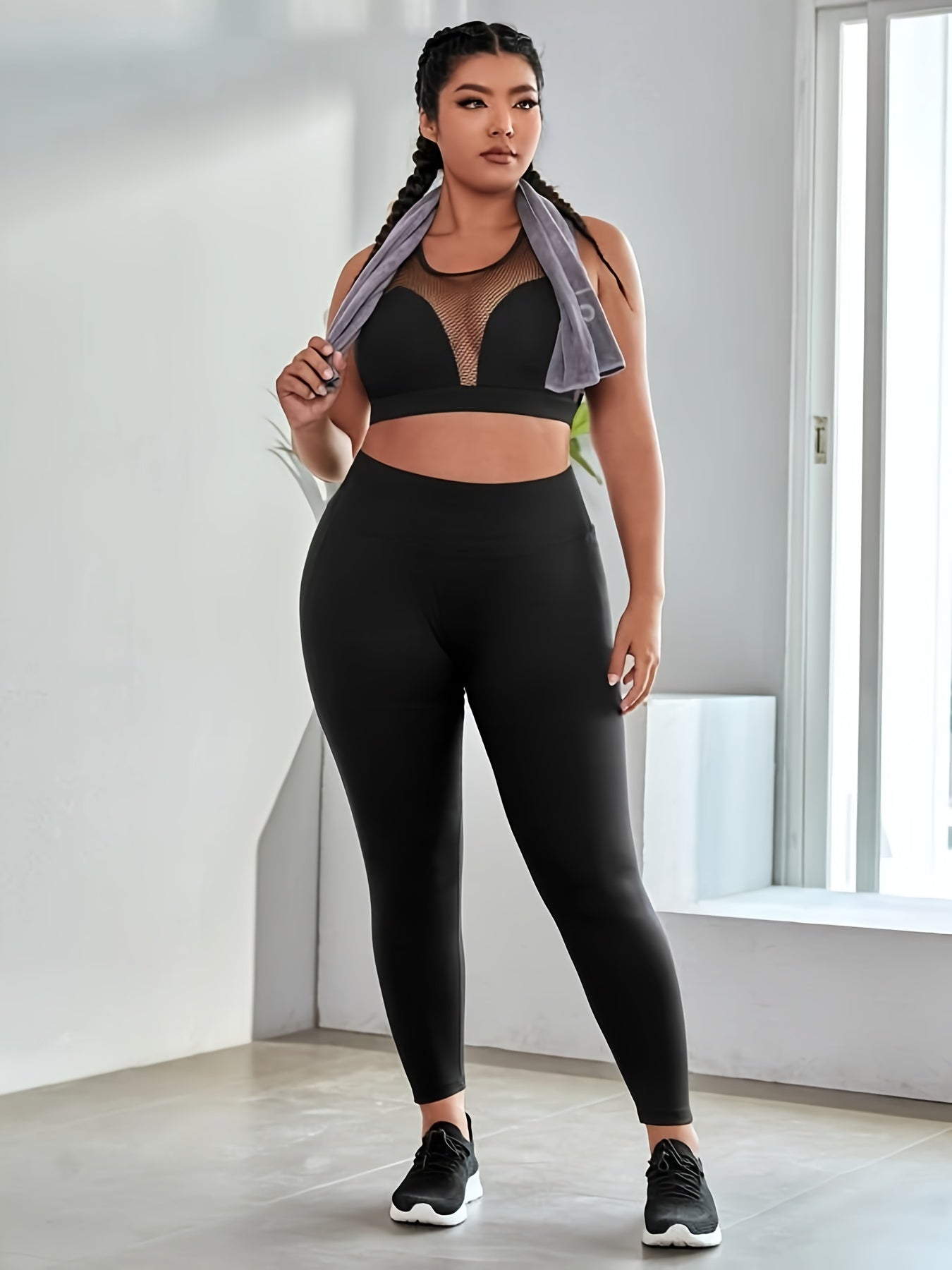  High Rise Sports Leggings Women's Yoga Training Leggings