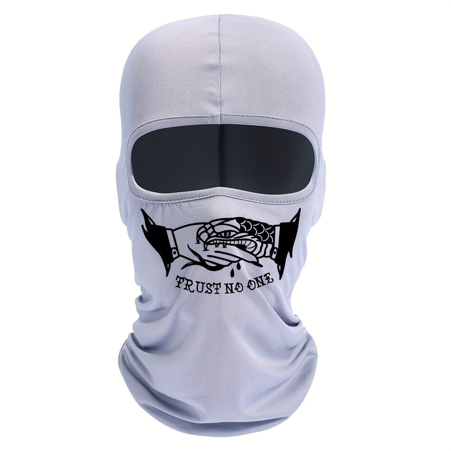 Shake Hands Print Balaclava Unisex Ski Mask