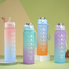 900ml Gradient Water Bottle Leakproof for Sports