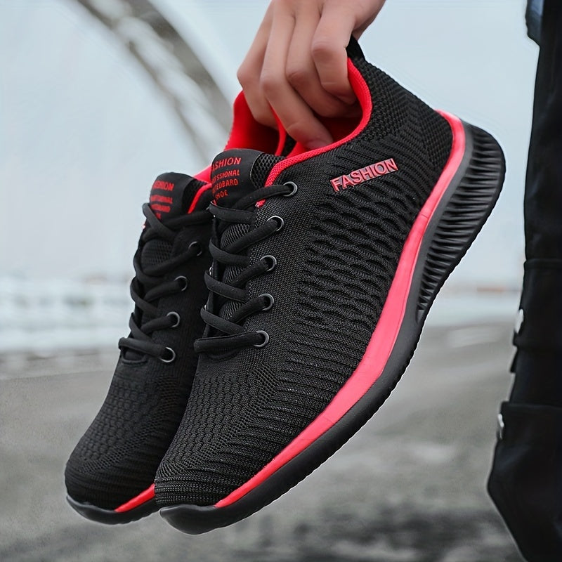 Men's Lightweight Running Shoes with Front Lace Up