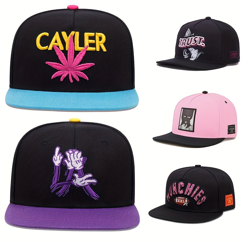 Hip Hop Snapback Hat Anime Embroidered Adjustable Baseball Cap