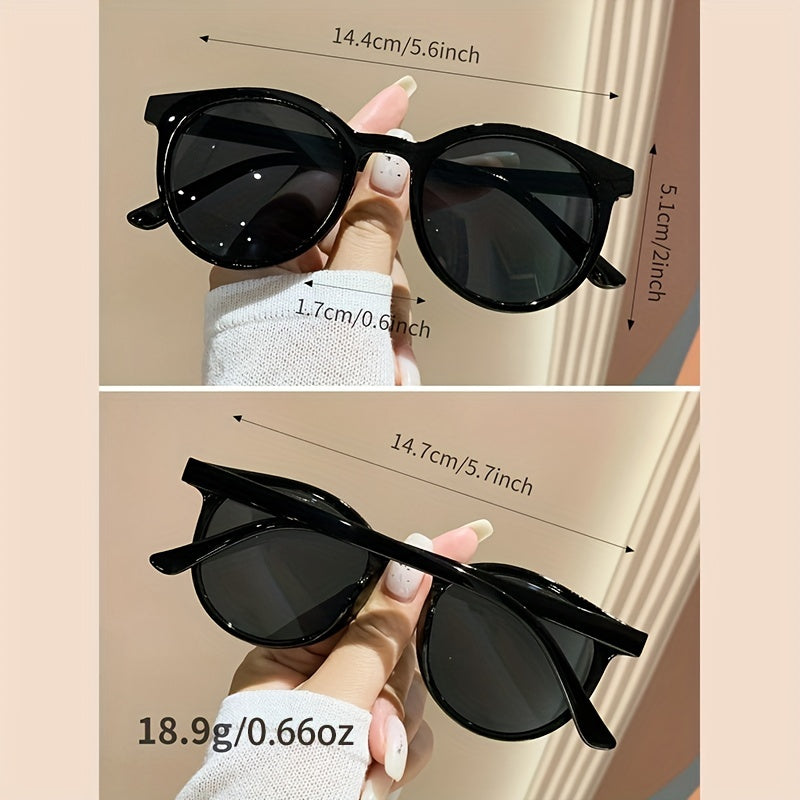 Round Sunglasses UV400 Sun Shades Glasses for Summer Beach Travel