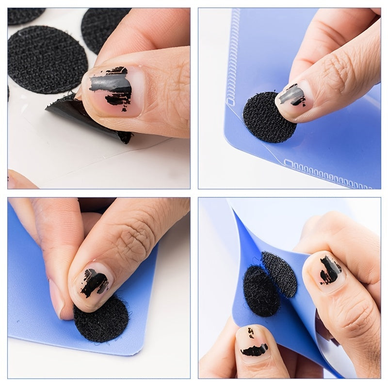 24pcs Dot Stickers Self-adhesive For Cloth DIY Tiny Fastener Sewing