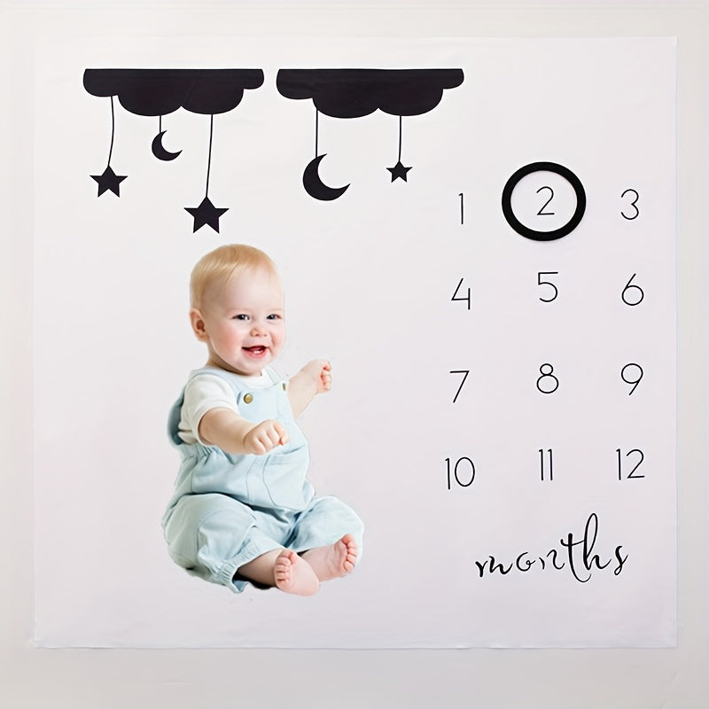 Soft Photography Blanket for Monthly Hundred Days Baby Photo Background
