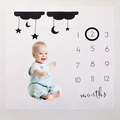 Soft Photography Blanket for Monthly Hundred Days Baby Photo Background