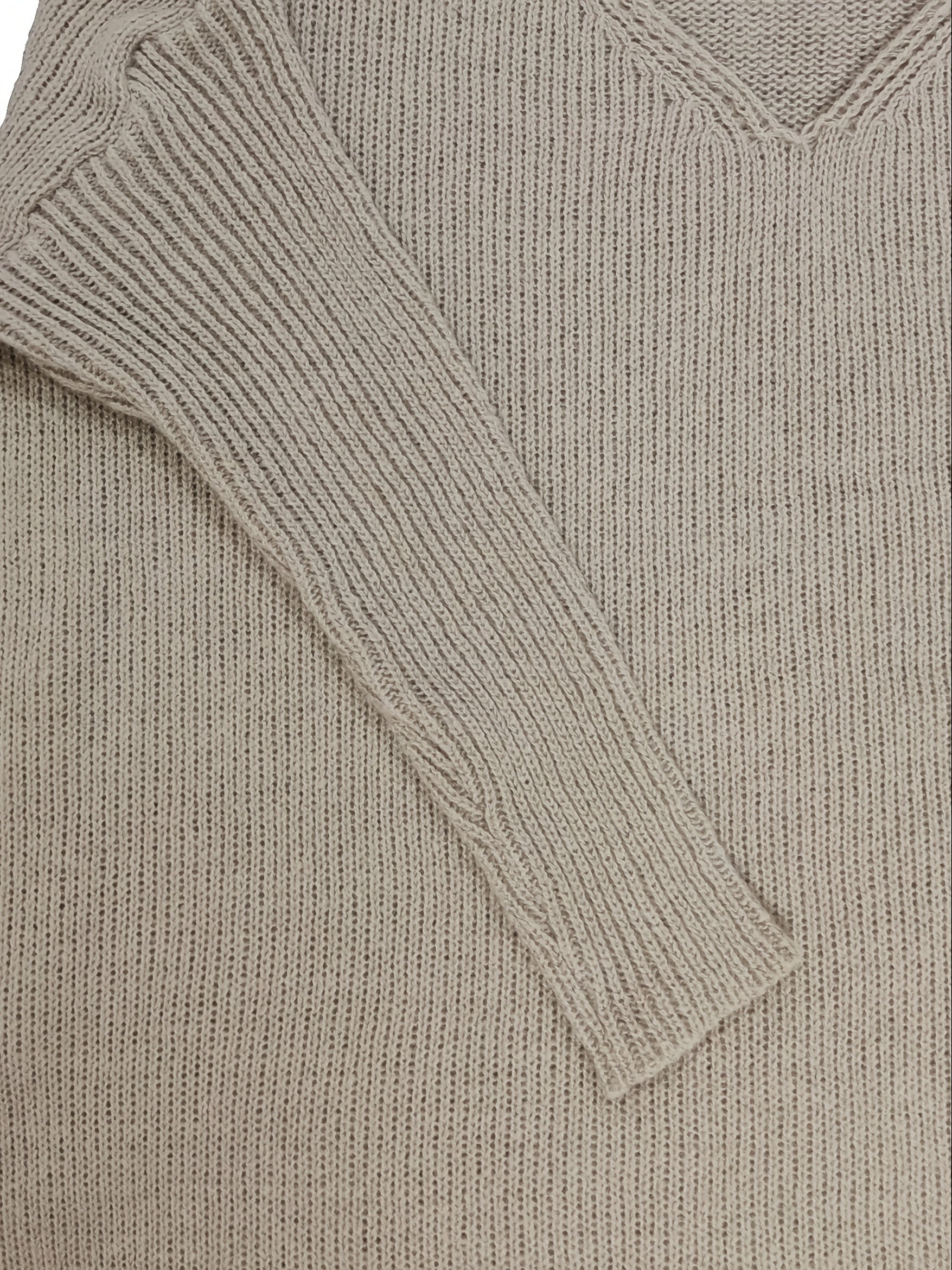  Women's V Neck Casual Sweater