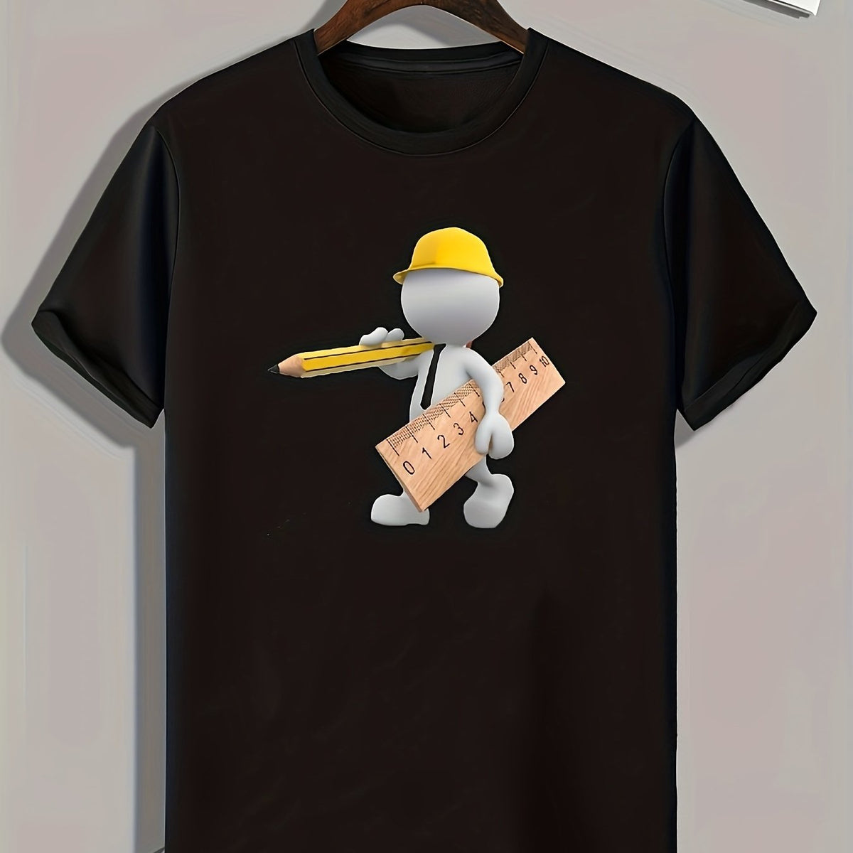 Cartoon Print Men's Graphic T shirt Casual Comfy Tees For Summer