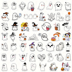 50pcs Funny Ghost Series Graffiti Stickers Waterproof DIY Creative