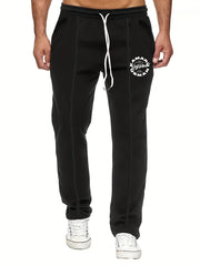 Men's Letter Print Joggers Casual Loose Fit Pants