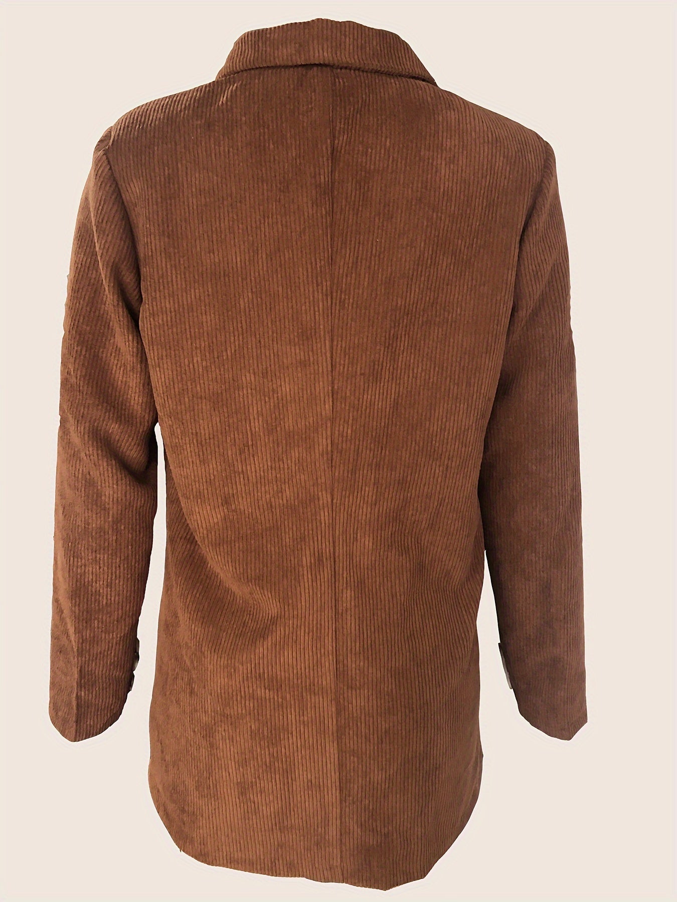  Corduroy Long Sleeve Blazer
