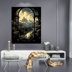 Fantasy Landscape Paint By Numbers Kit Unframed DIY Art Craft Set
