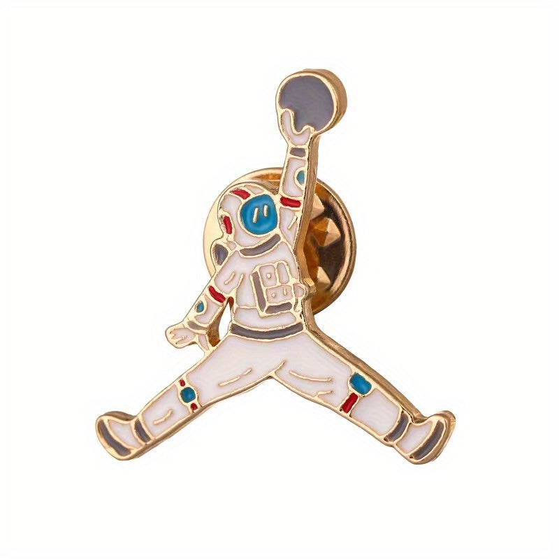 Personalized Basketball Brooch Decorative Button For Clothes