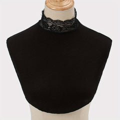 Solid Lace Faux Collar False Collar Detachable Half Shirt Blouse