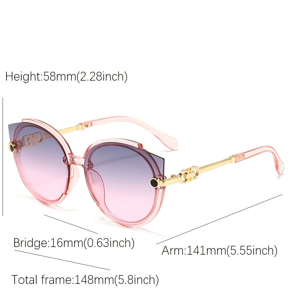 Oversize Frame Sunglasses Unisex Beach Sunscreen Glasses