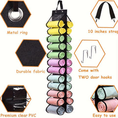 Hanging Leggings Storage Bag With Double Grids Layer