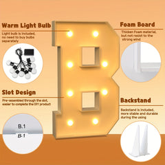 Large Light Up Letters for Room Decor