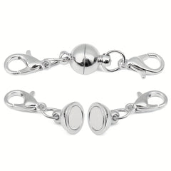 5pcs 6mm Copper Ball Magnet Clasp Bracelet DIY Accessory Set