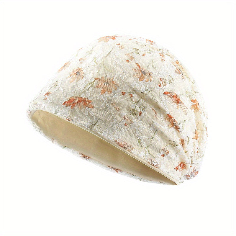 Women's Lace Beanie Turban Hat Lightweight Chemo Cap