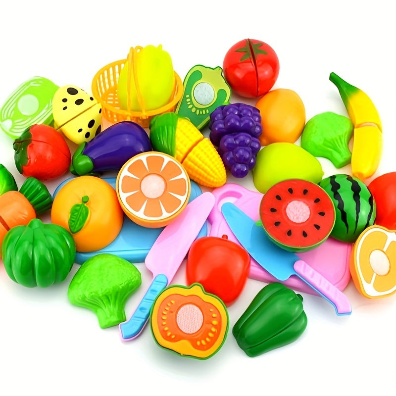 Fruit Cutting Chopping Toy Set for Kids