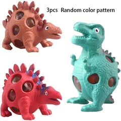 Dinosaur Stress Balls Sensory Relief Fidget Toys Work Pressure Release