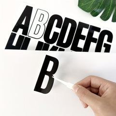 3 Sheets 3" Letter Stickers Large Size DIY Car Wall School Decoration
