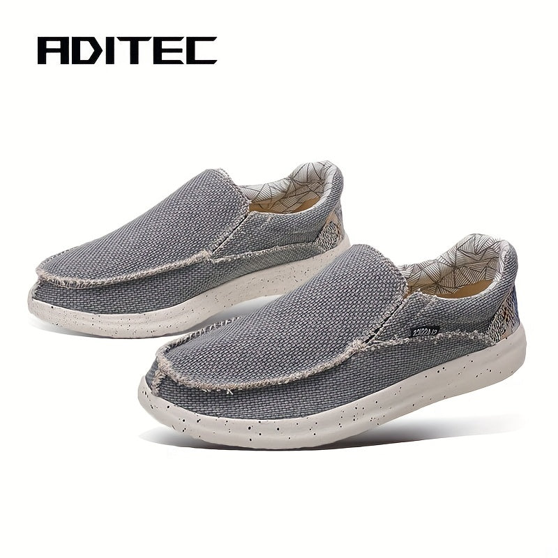 Men's Canvas Slip-On Loafers